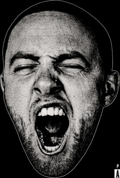 Rostro gritando