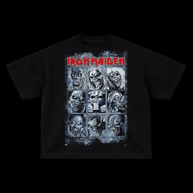 Polera Iron Maiden – Las caras de Eddie